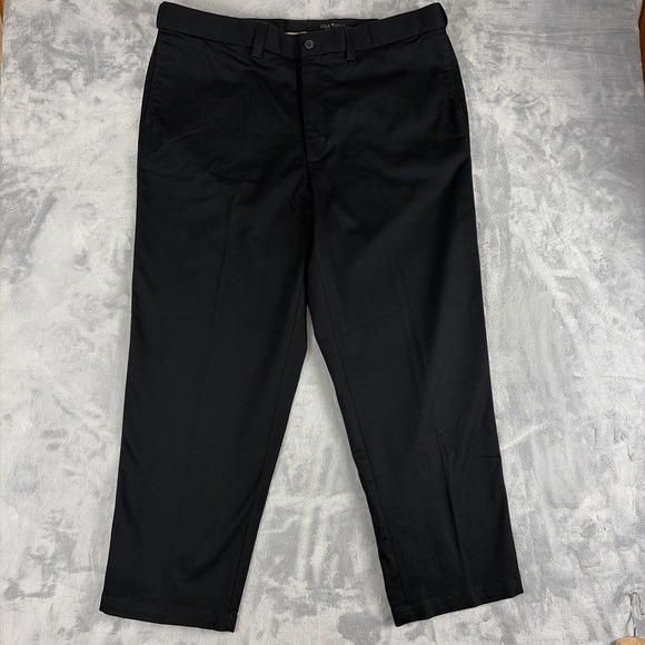 Oak Hill Other - Oak Hill Premium Pant Men's 44x30 Black Pleated Cotton Blend Chino Trousers